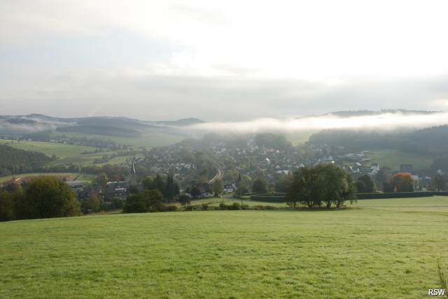 Blick auf Niederdielfen